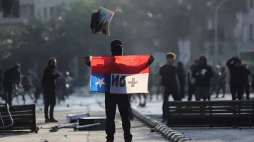 Protest v Santiagu de Chile