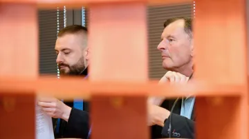 Jednatel farmy Ekochov CMN František Horn (vpravo)