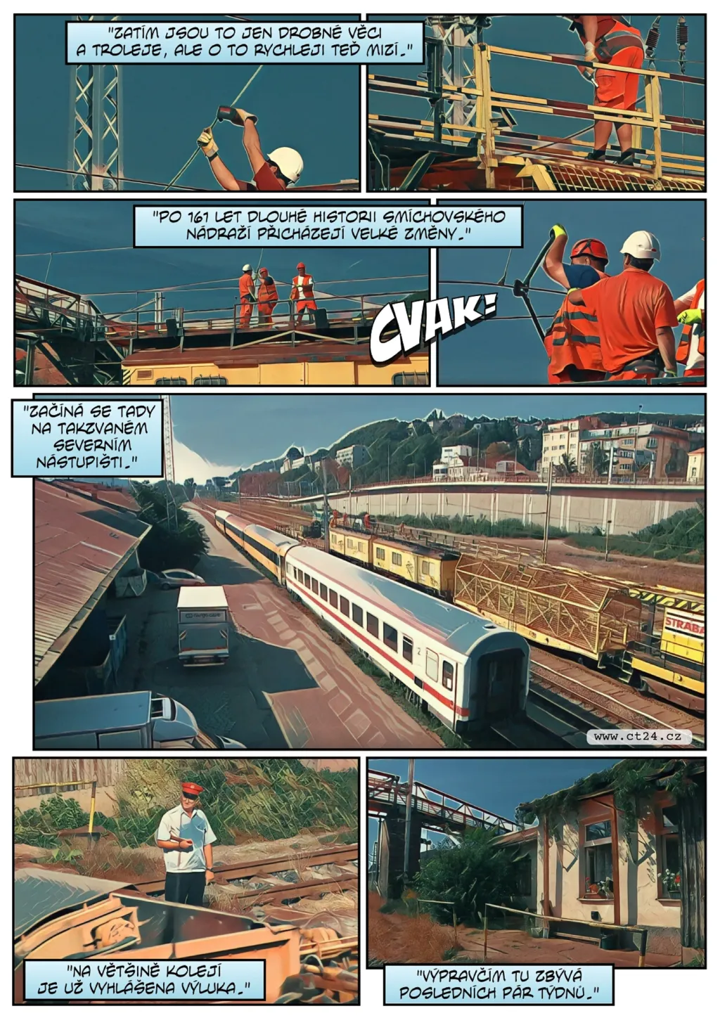 Demolice smíchovského nádraží