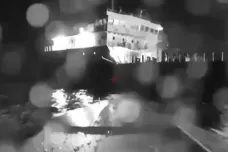 Námořní dron zasáhl tanker plující pod ruskou vlajkou u Kerčského průlivu