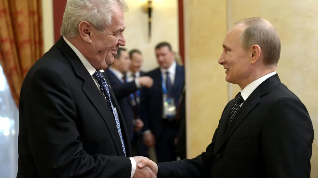 Miloš Zeman a Vladimir Putin