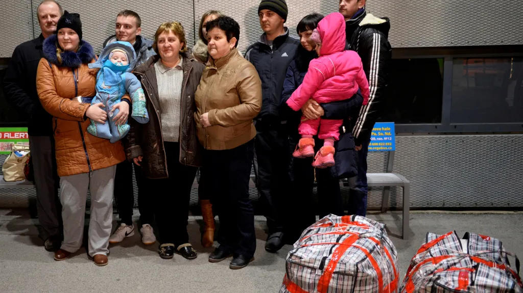 Část krajanů z Ukrajiny