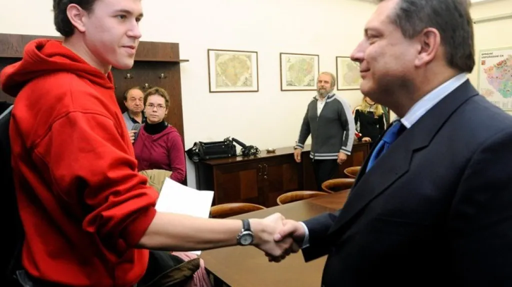 Jiří Paroubek a Jan Májíček