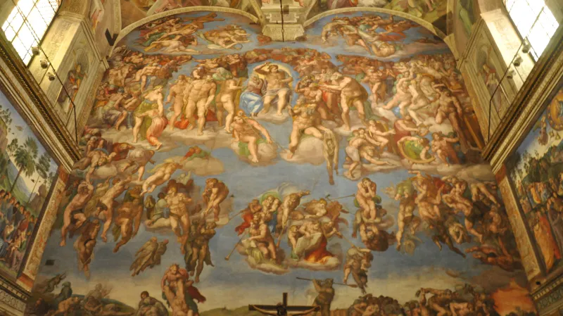 Poslední soud v Sixtinské kapli