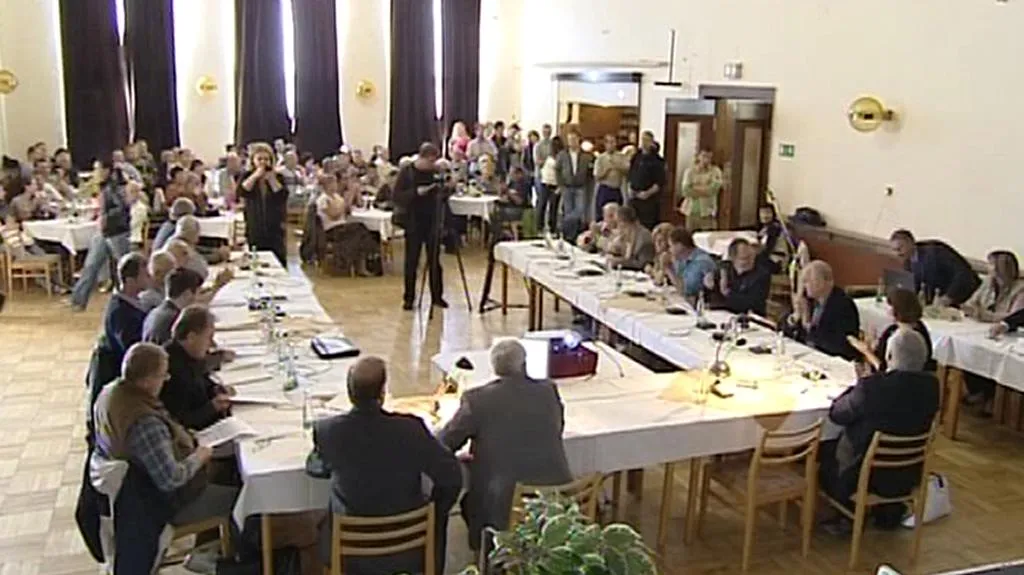 Jednání zastupitelstva ve Varnsdorfu