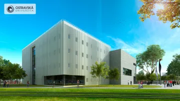 Vizualizace dvou nových budov Ostravské univerzity
