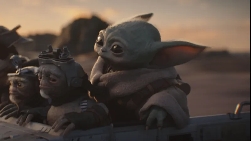 Z filmu Mandalorian a Grogu
