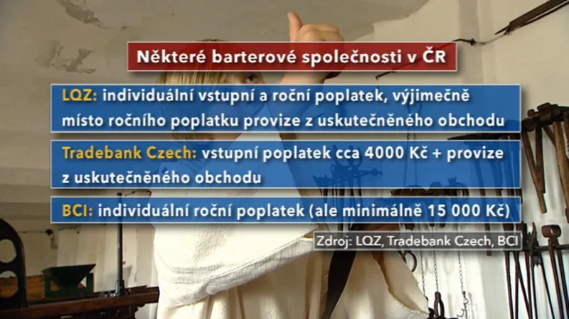 Tabulka - barterování