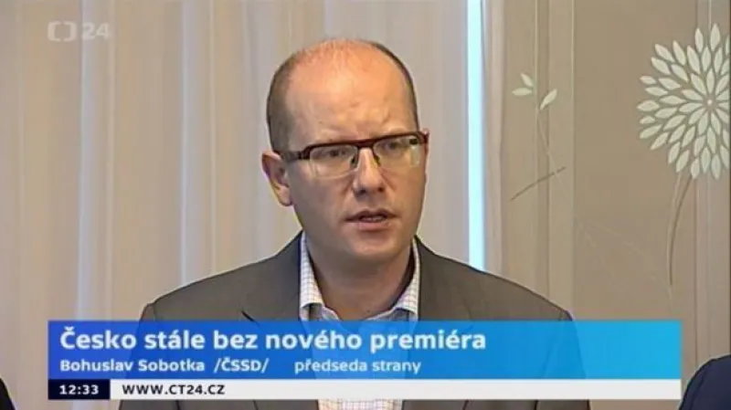 Sobotka očekává, že bude s prezidentem mluvit o termínech