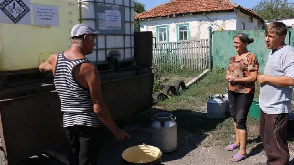 Distribuce pitné vody v Doněcku