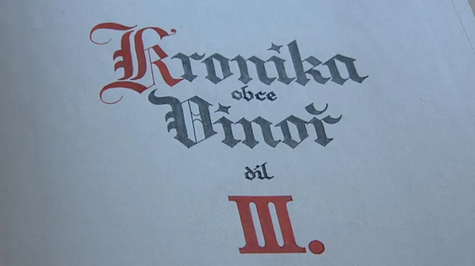 Ručně psaná kronika