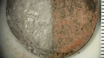 Průběh čištění mincí