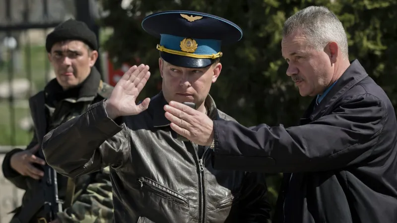 Velitel základny v Belbeku Jurij Mamčur