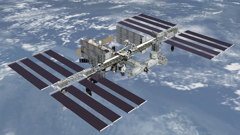 Mezinárodní vesmírná stanice na nízké oběžné dráze Země