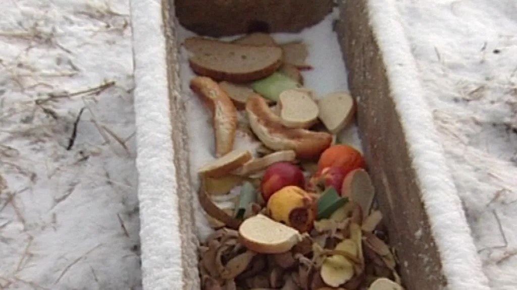 Koryto s lahůdkami pro jeleny