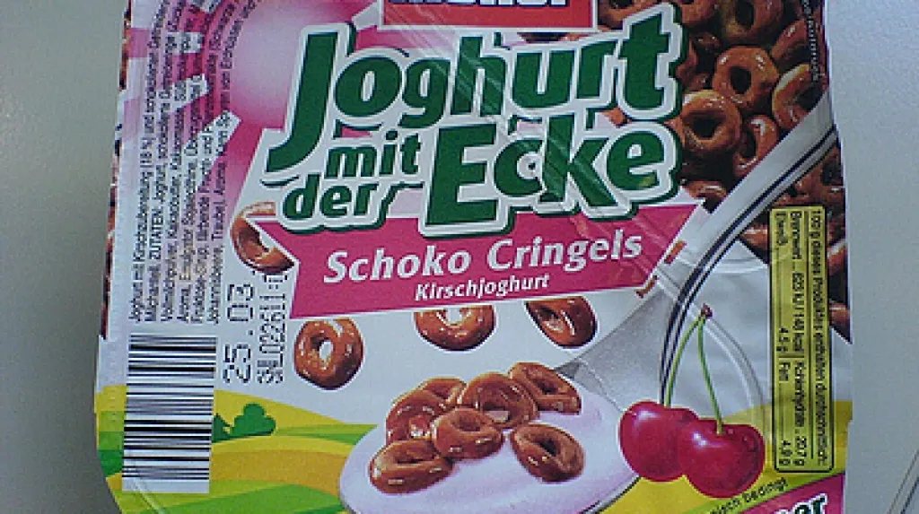 Jogurt firmy Müller
