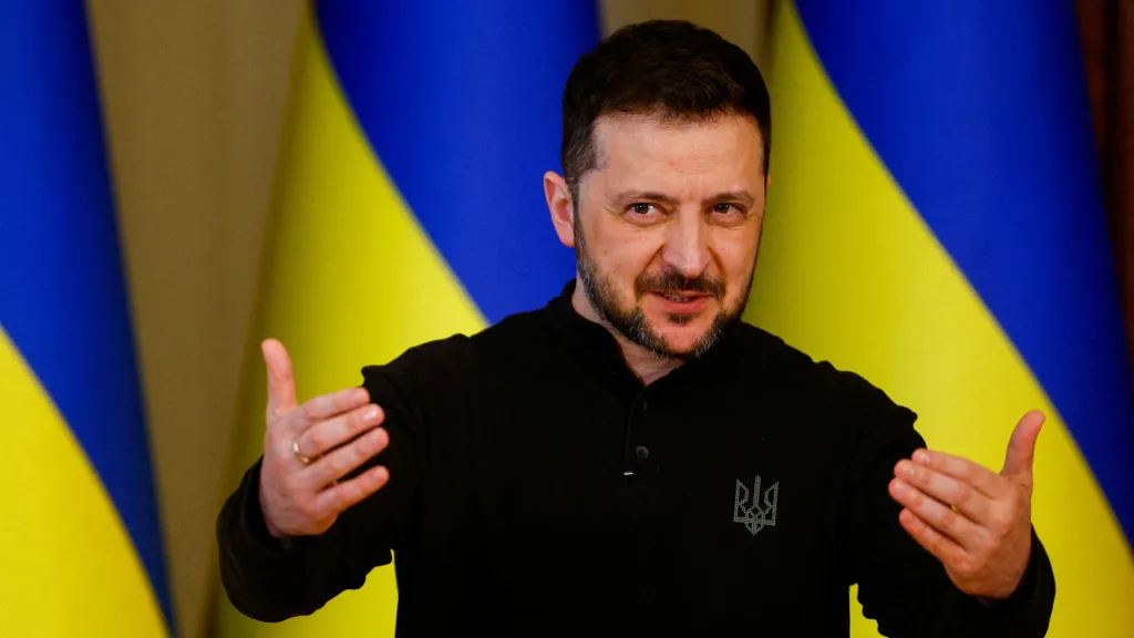 Ukrajinský prezident Volodymyr Zelenskyj