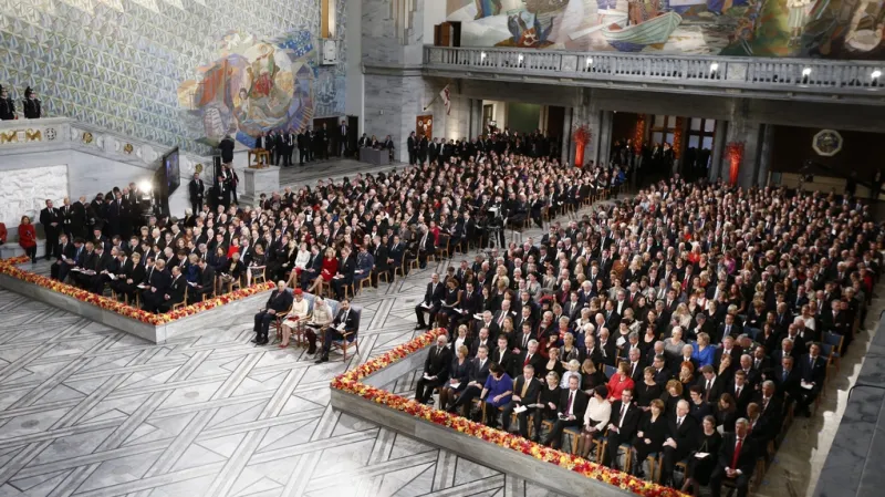 Předávání Nobelovy ceny míru