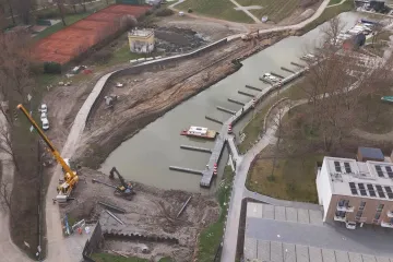 Ve Veselí nad Moravou začaly práce na největším rekreačním přístavu v Česku