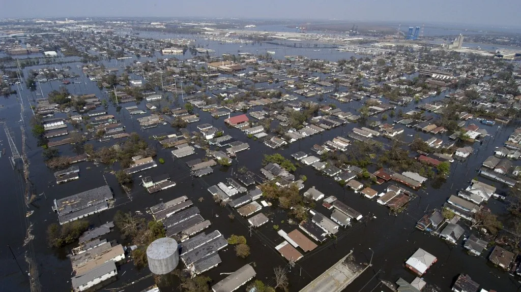 Zaplavené město, ilustrační foto