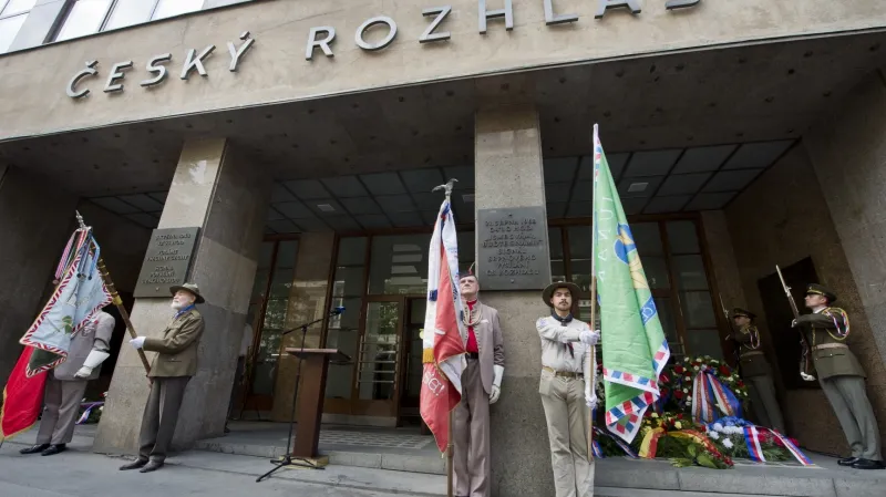 46. výročí srpna 1968 před Českým rozhlasem