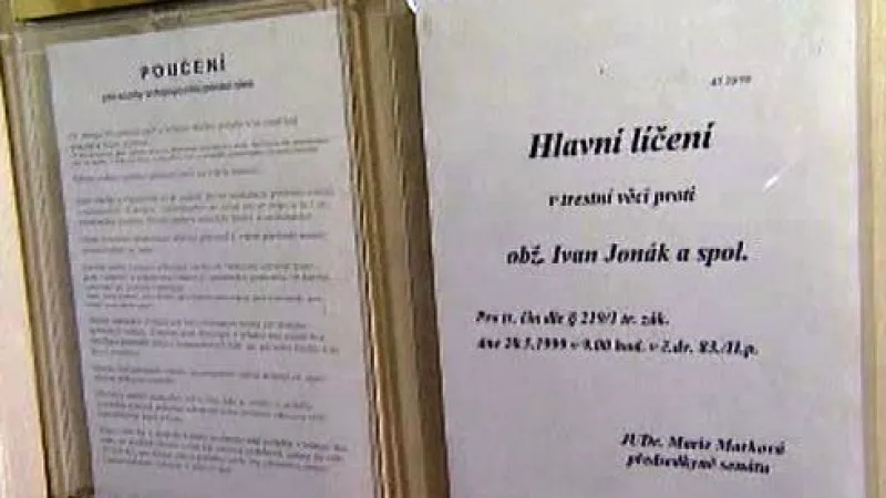 Soud s Ivanem Jonákem