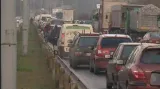 Dopravní nehody na dnešním náledí ochromily jih Moravy