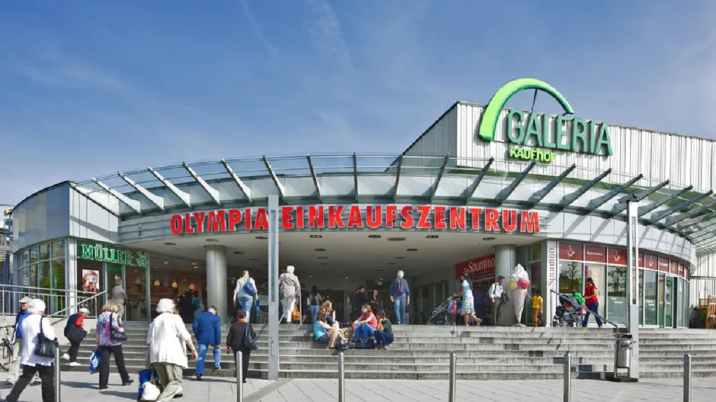 Místo útoku - mnichovské nákupní centrum Olympia
