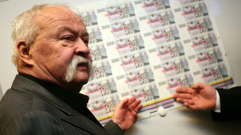 Oldřich Kulhánek a jeho návrh pětitisícové bankovky