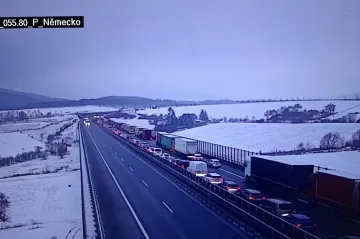 Počasí v částech Česka komplikuje dopravu