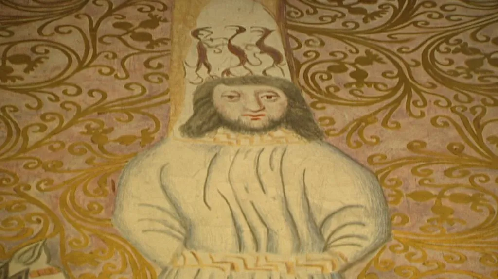 Mistr Jan Hus (vyobrazení v pražské Betlemské kapli)