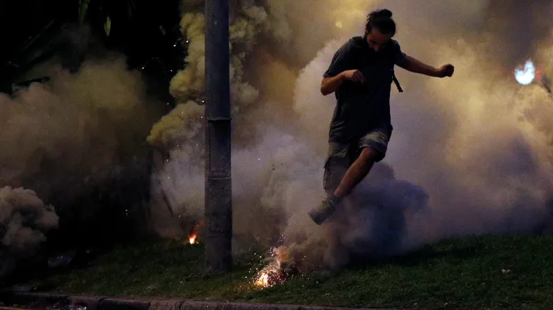 Katalánsko ochromila generální stávka, do Barcelony zamířilo půl milionu protestujících