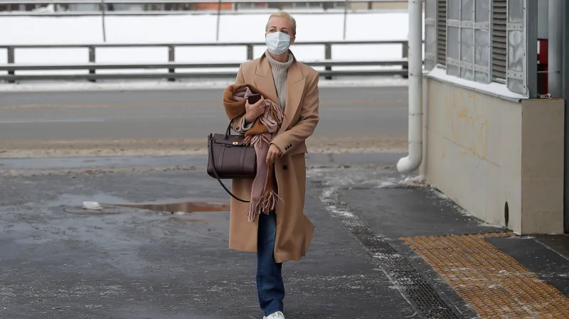 Julia Navalná přichází před soud