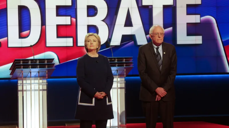 Hillary Clintonová a Bernie Sanders