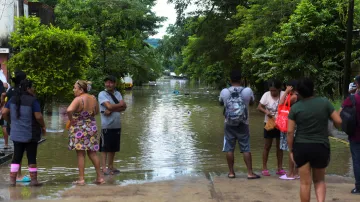 Silné deště sužují Mexiko