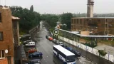 iReportér Martin Šimek: Zaplavená Průmyslová ulice v Kladně