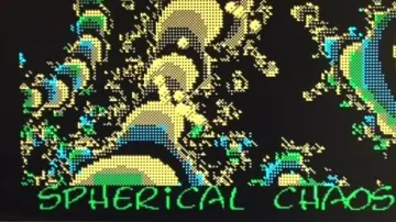 Zvuk z pořadu Noční spektrum zobrazený na počítači ZX Spectrum
