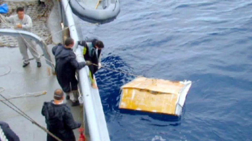 Trosky havarovaného letounu