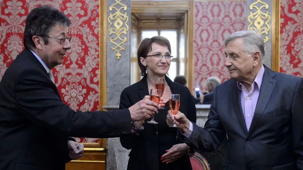Zleva: Henri Bonnet, Alena Hanáková a Jiří Menzel