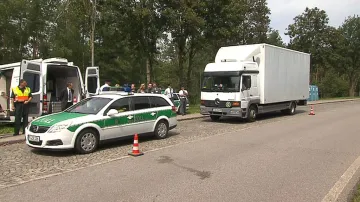 Namátková celní kontrola na německé dálnici