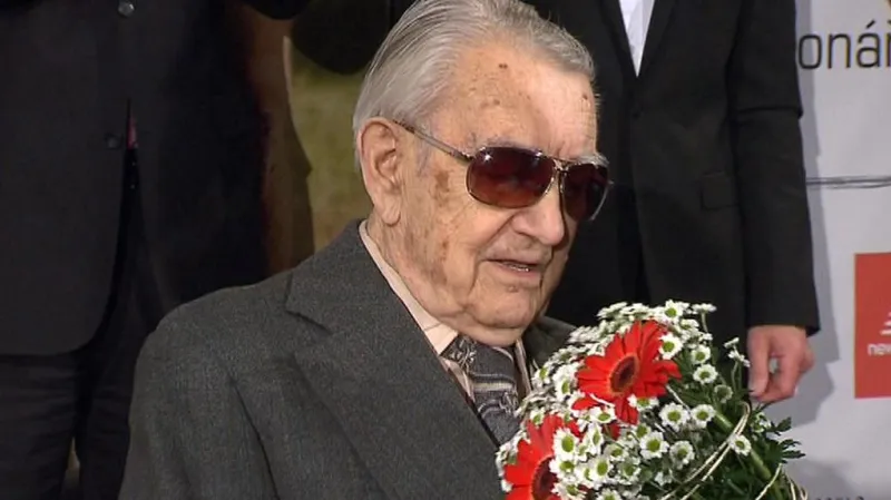 Josef Fleischlinger na uvedení sportovní síně slávy města Brna