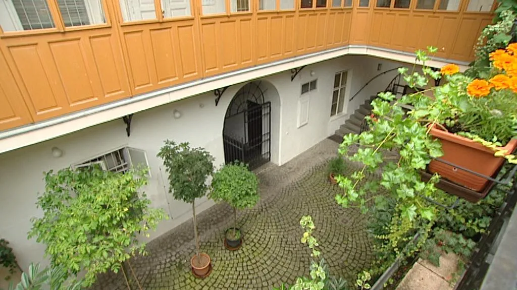 Dvorek v Petrské ulici