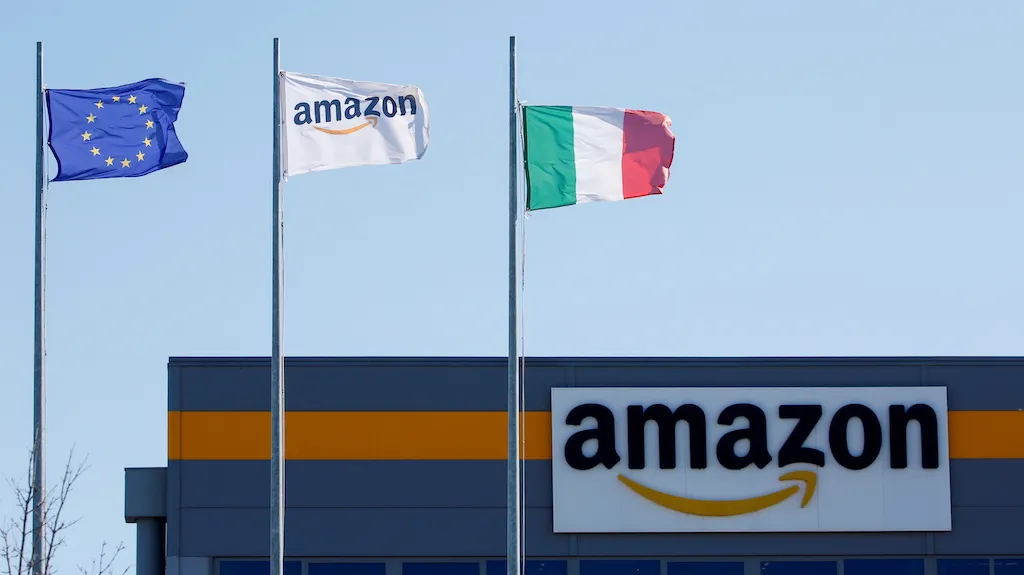 Distribuční centrum Amazonu v italském Passo Corese