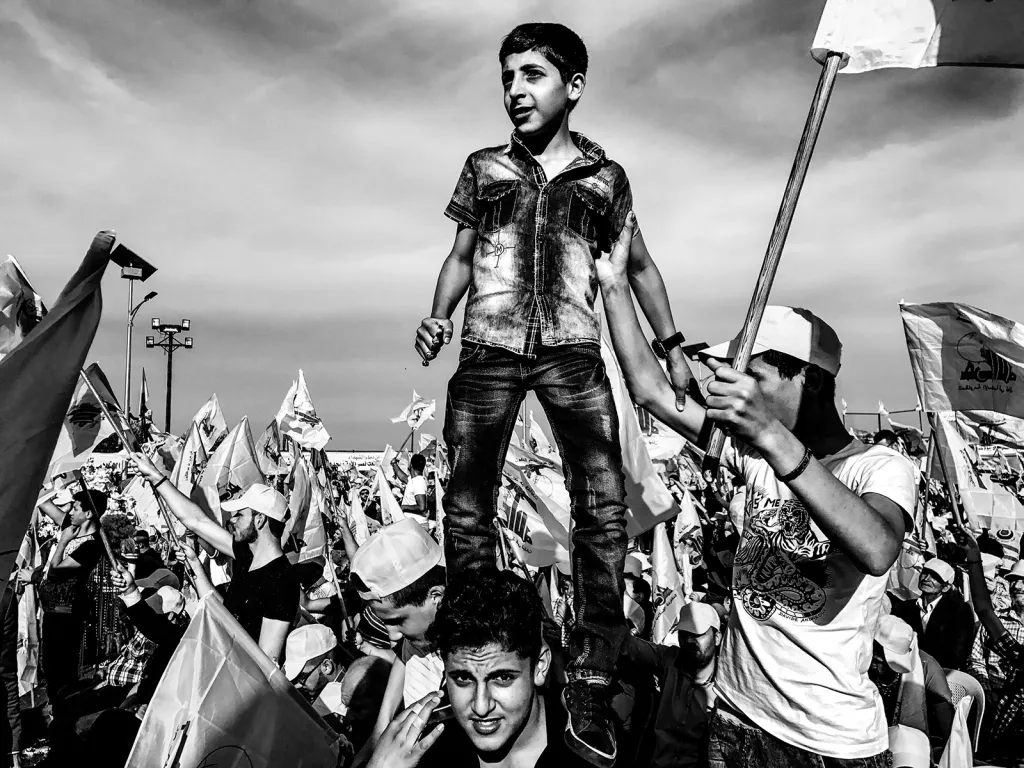 Fotografie roku 2017. Hizballáh, oslavy vítězství nad Izraelem.
