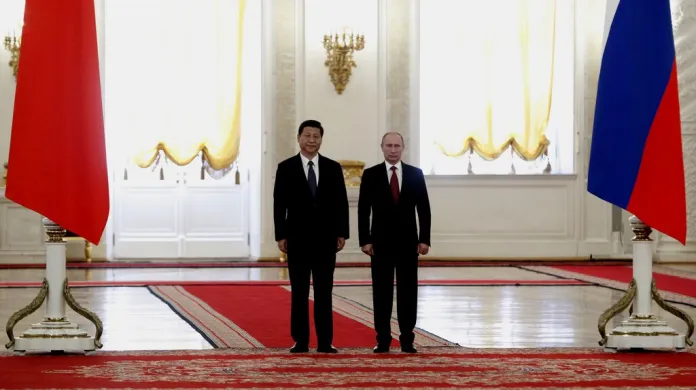 Si Ťin-pching a Vladimir Putin