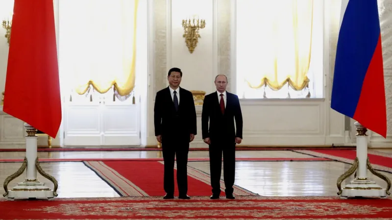 Si Ťin-pching a Vladimir Putin