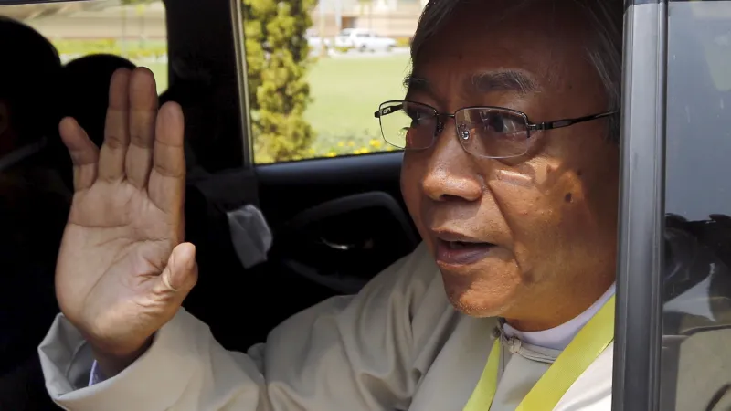 Barmský prezident Tchin Ťjo