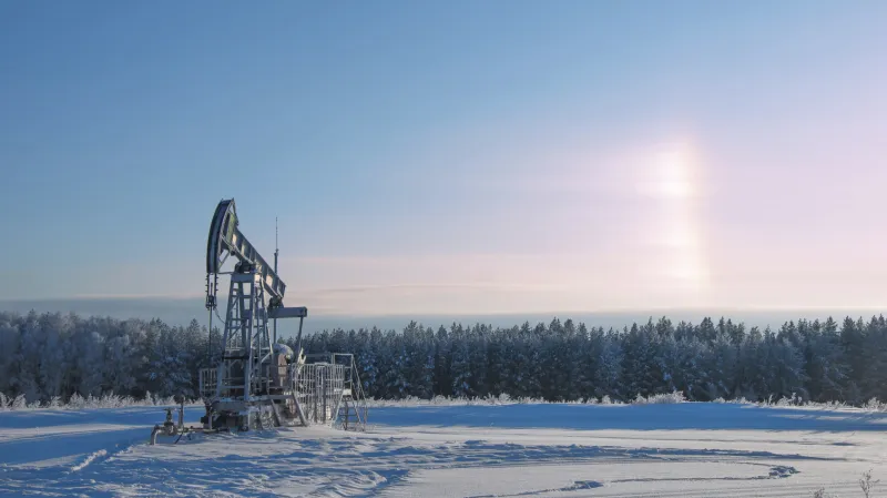 Těžba ropy v Rusku