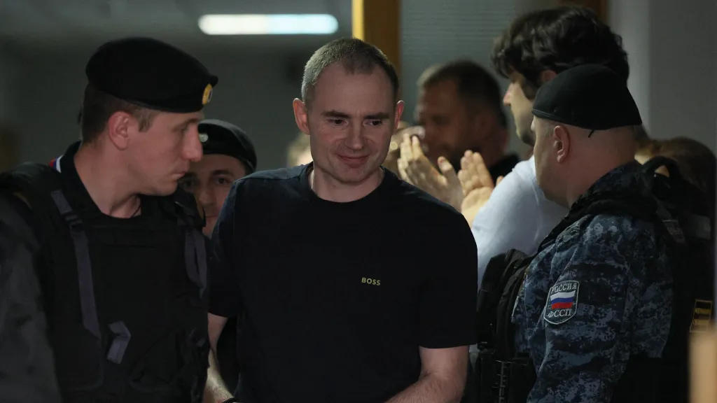Maxim Kruglov u soudu (24. června 2026)