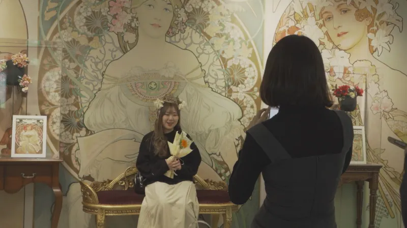 Výstava Muchových plakátů v My Art Museu